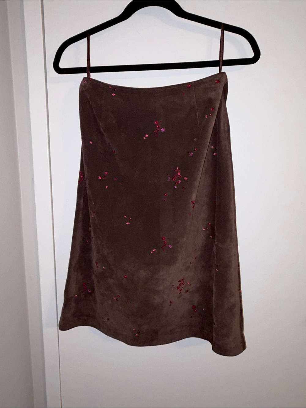Y2K Genuine Leather Anne Taylor skirt